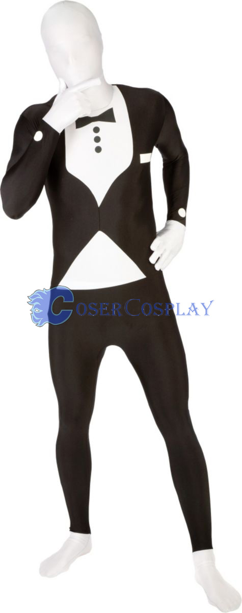 Lycra Tuxedo Morphsuit Zentai